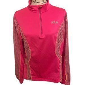 Fila Sport Activewear Running Jacket Women's Size L- Hot Pink